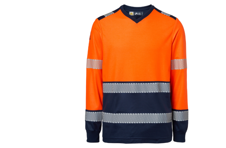 Long sleeve T Shirt high visibility Proessentials Elis France